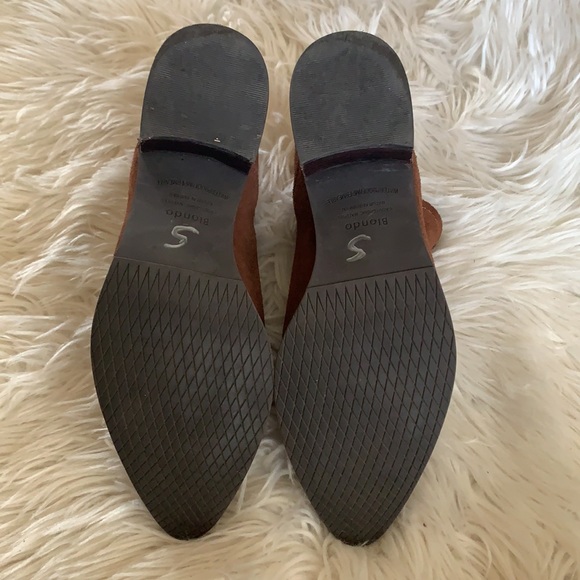 Blondo Waterproof Eliza Suede Ankle Booties Brown Boots Square Heel Size… - Picture 12 of 12